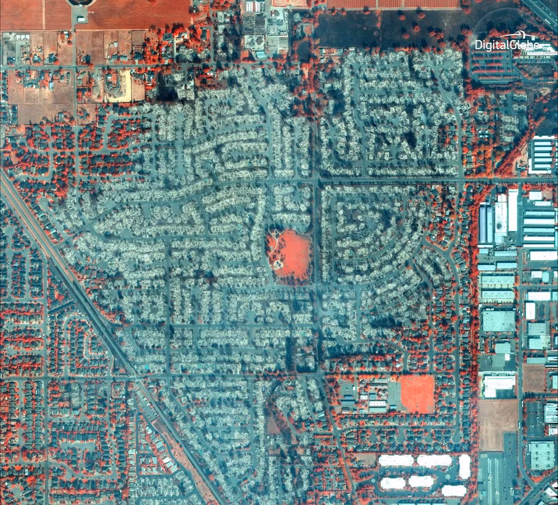 Thảm họa cháy rừng ở California nhìn từ vệ tinh ảnh 8