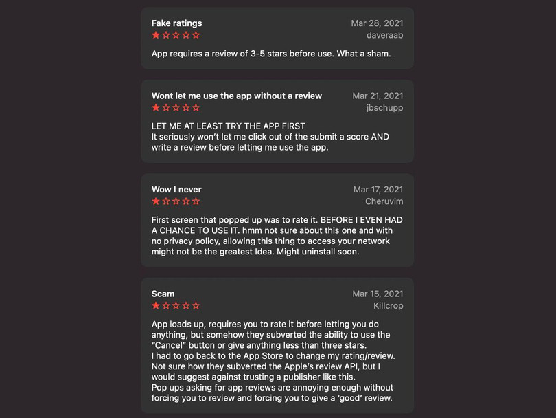 Hiện tại ứng dụng này đã bị xóa trên App Store (Ảnh: iPhone Hacks)