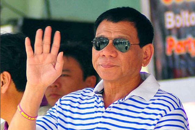 Ông Rodrigo Duterte.