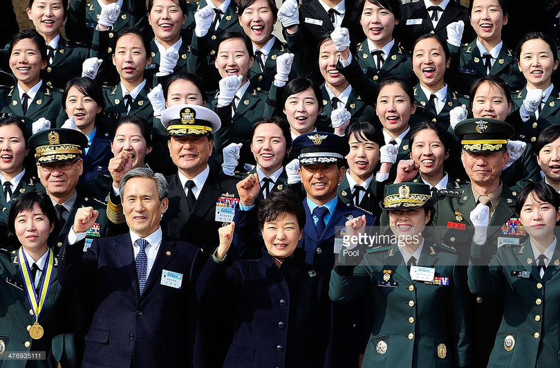 Quan chức Hàn Quốc và các lực lượng vũ trang.