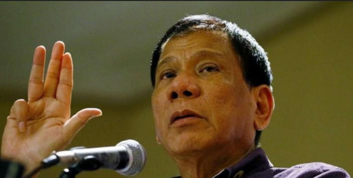 Tổng thống Philippines Rodrigo Duterte.