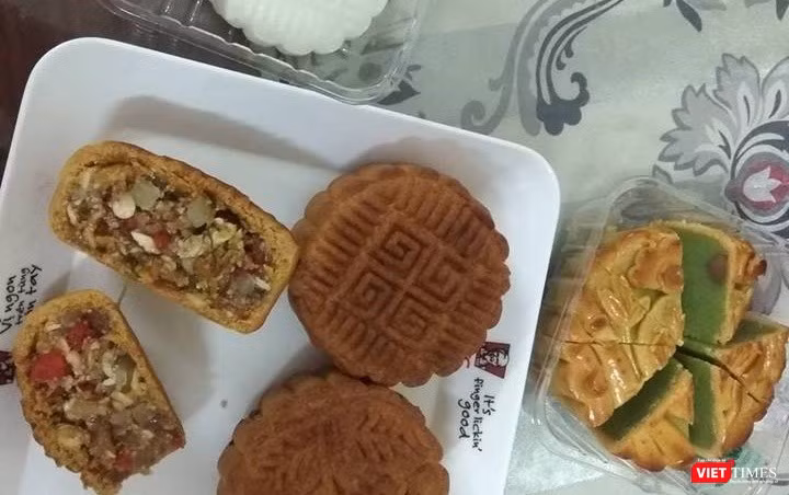 Một loại bánh Trung thu không đảm bảo chất lượng.
