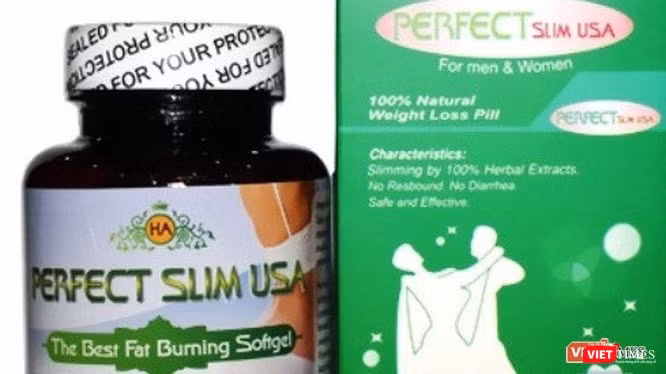 Một loại sản phẩm giảm cân có Sibutramine bị cấm sử dụng