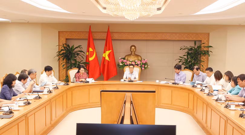 Cuộc họp của Ban Chỉ đạo liên ngành Trung ương về Vệ sinh An toàn Thực phẩm. Ảnh: VGP 