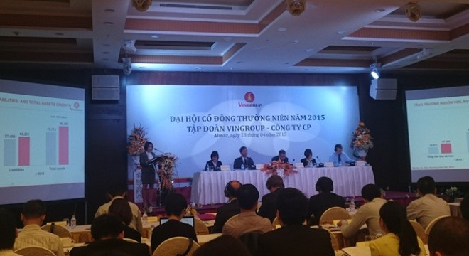 Trực tiếp ĐHCĐ: Vingroup muốn tái cấu trúc lĩnh vực logistics