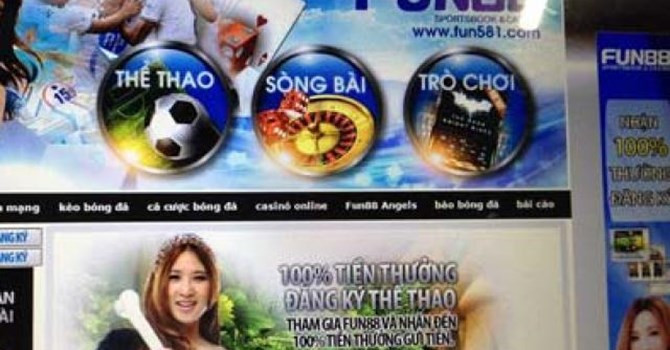 Trang web cá cược “khủng” chảy tiền ra nước ngoài