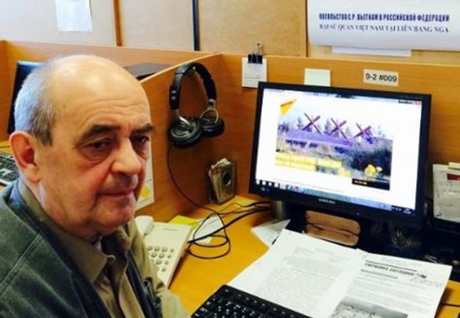 Nhà báo Nga Alexei Syunnerberg.