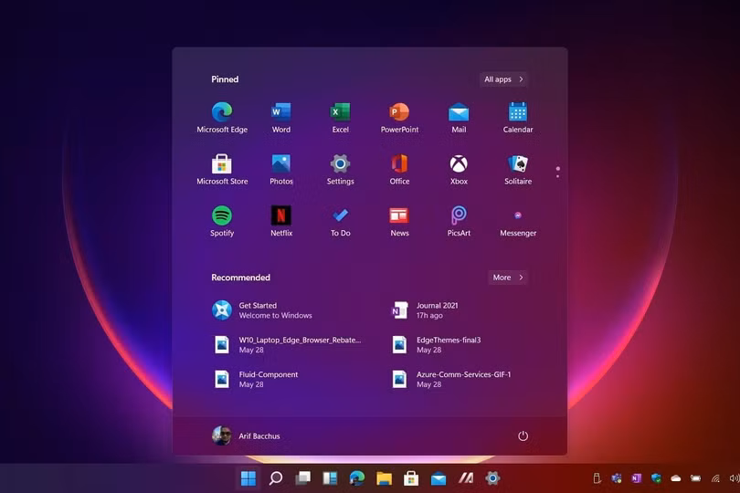 Giao diện Windows 11 (Ảnh: Digital Trend)