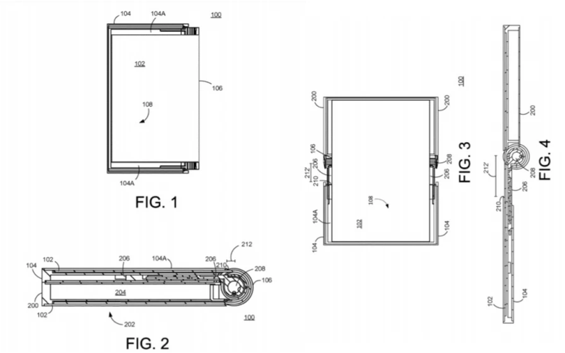Bản phác thảo thiết kế gập của Pixel Fold (Ảnh: Phone Arena)