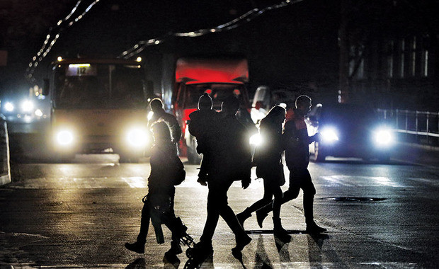 Người dân trên bán đảo Crimea.