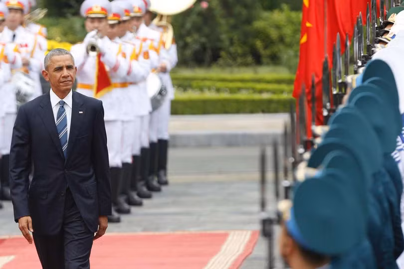 Tổng thống Hoa Kỳ Barack Obama trong chuyến thăm Việt Nam.