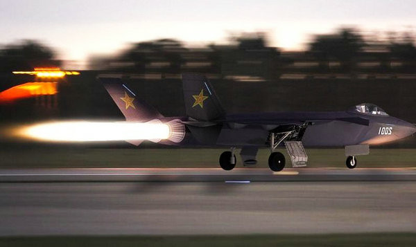 Máy bay chiến đấu J-20 Trung Quốc.