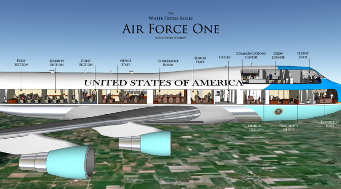 Chiếc Air Force One phục vụ Tổng thống Mỹ.