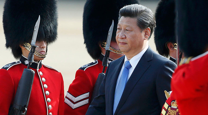 Ông Tập Cận Bình trong một chuyến thăm Anh Quốc.