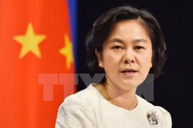 Người phát ngôn Bộ Ngoại giao Trung Quốc Hoa Xuân Oánh. Ảnh: THX/TTXVN