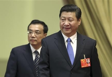 Tập Cận Bình và Lý Khắc Cường.