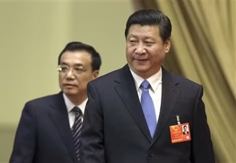 Tập Cận Bình và Lý Khắc Cường.