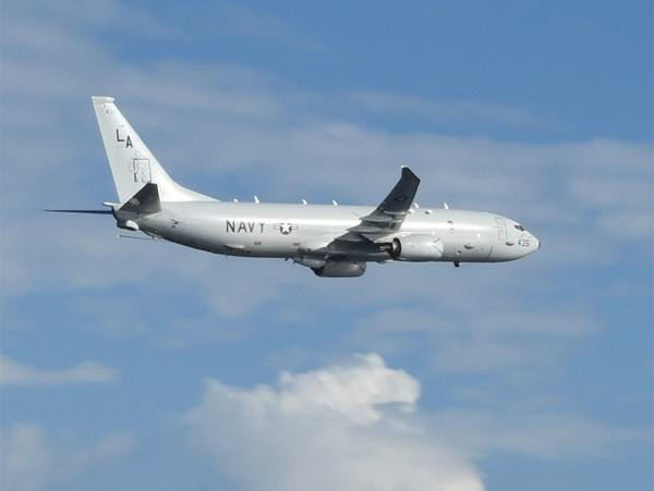 Máy bay tuần tra săn ngầm P-8A Poseidon Hải quân Mỹ.