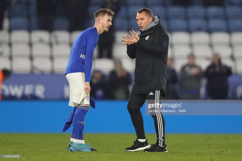 Brendan Rodgers đang có quãng thời gian tuyệt vời cùng với Leicester City (Ảnh: Getty)