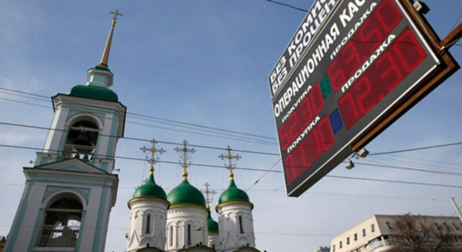 Đồng ruble đã tăng giá mạnh trong tháng 2 vừa qua.