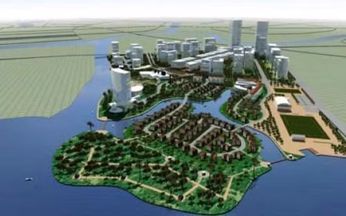 Phối cảnh tổng thể Khu đô thị xi măng Hải Phòng.