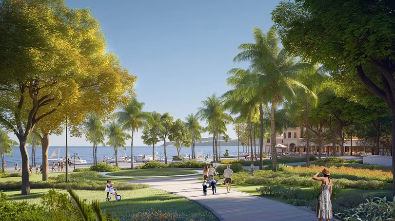 Phối cảnh minh họa Dự án Khu Du lịch, dịch vụ thương mại Vịnh trung tâm Cát Bà 2.jpg