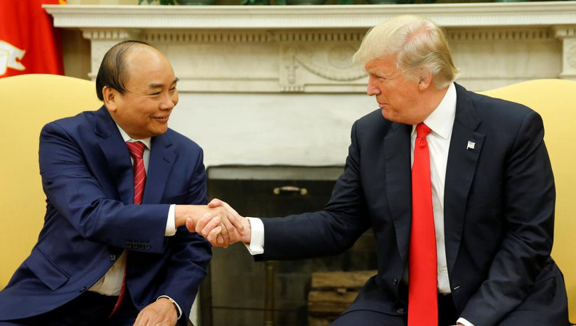 Thủ tướng Nguyễn Xuân Phúc hội đàm với Tổng thống Mỹ Donald Trump tại Nhà Trắng trong chuyến thăm gần đây