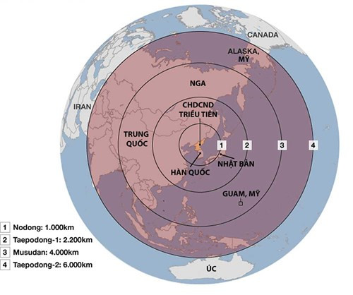 Thế lực đáng gờm của tên lửa Triều Tiên ảnh 1
