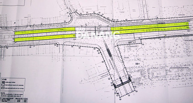 Mặt bằng quy hoạch hầm chui tại nút giao thông Lê Độ - Điện Biên Phủ - Nguyễn Tri Phương