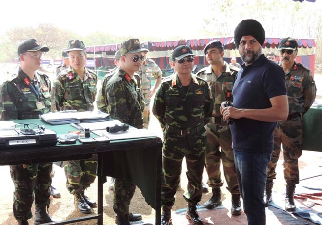 Hình ảnh quân đội Việt Nam tham gia diễn tập thực binh quốc tế FORCE 18 ảnh 7