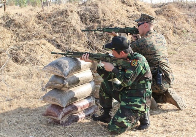 Hình ảnh quân đội Việt Nam tham gia diễn tập thực binh quốc tế FORCE 18 ảnh 1