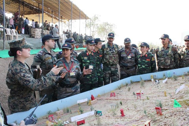 Hình ảnh quân đội Việt Nam tham gia diễn tập thực binh quốc tế FORCE 18 ảnh 6