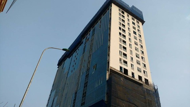 Công trình 8B Lê Trực. Ảnh: Công Khanh.