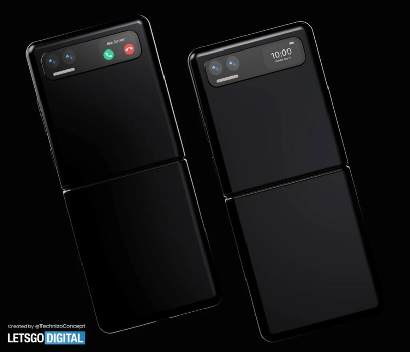 Mẫu thiết kế thứ 2 có thể được Xiaomi sử dụng trên chiếc điện thoại gập sắp tới của mình (Ảnh: Phone Arena) Mẫu thiết kế thứ 2 có thể được Xiaomi sử dụng trên chiếc điện thoại gập sắp tới của mình (Ảnh: Phone Arena)