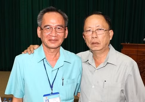 Ông Lữ Văn Hùng (trái) và ông Trần Công Chánh (phải). Ảnh: Dân trí