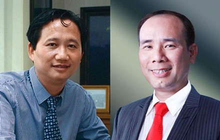 Các bị can Trịnh Xuân Thanh và Vũ Đức Thuận. Ảnh: Dân trí