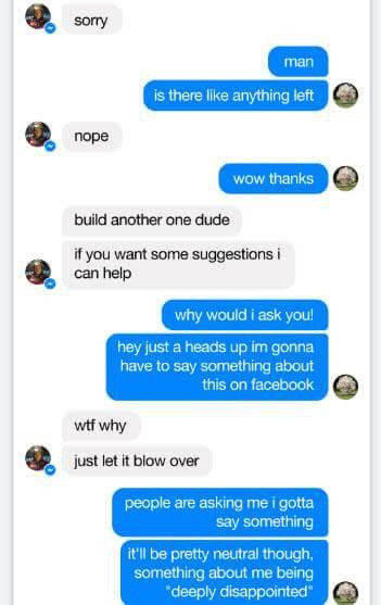 Hé lộ đoạn tin nhắn giữa Elon Musk và Mark Zuckerberg 5 phút sau vụ nổ SpaceX ảnh 3 Hé lộ đoạn tin nhắn giữa Elon Musk và Mark Zuckerberg 5 phút sau vụ nổ SpaceX ảnh 3