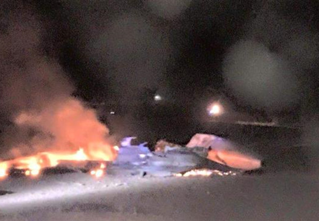 Hình minh họa (một chiếc F-15 của Israel từng bị bắn rơi).