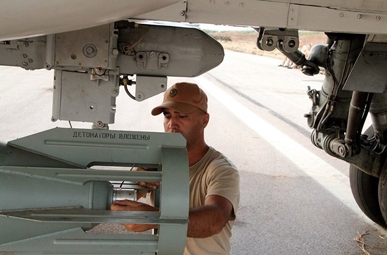 Không quân Nga ở Syria.