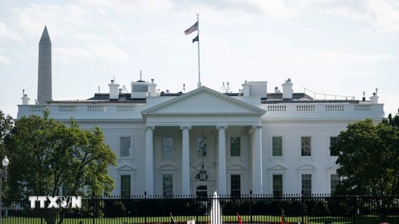 Nhà Trắng tại Washington, D.C., Mỹ. (Ảnh: THX/TTXVN).