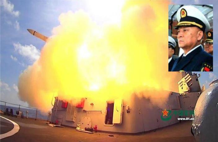 Từ ngày 5 đến ngày 11/7/2016, 3 hạm đội lớn của Hải quân Trung Quốc đã tổ chức tập trận quy mô lớn ở Biển Đông. Có tới 4 quan chức Quân đội Trung Quốc đeo long Thượng tướng tham gia chỉ đạo trực tiếp tại hiện trường. Ảnh: Sina/Chinanews.