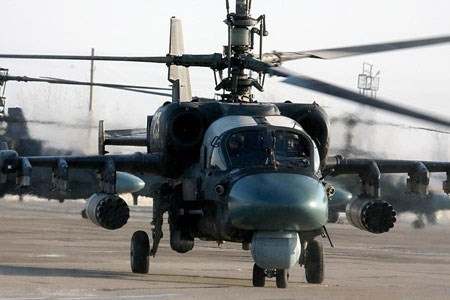 Trực thăng tấn công Ka-52 Alligator của Nga Trực thăng tấn công Ka-52 Alligator của Nga