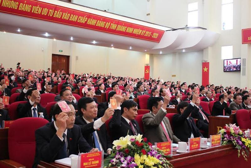 Biểu quyết tại Đại hội.