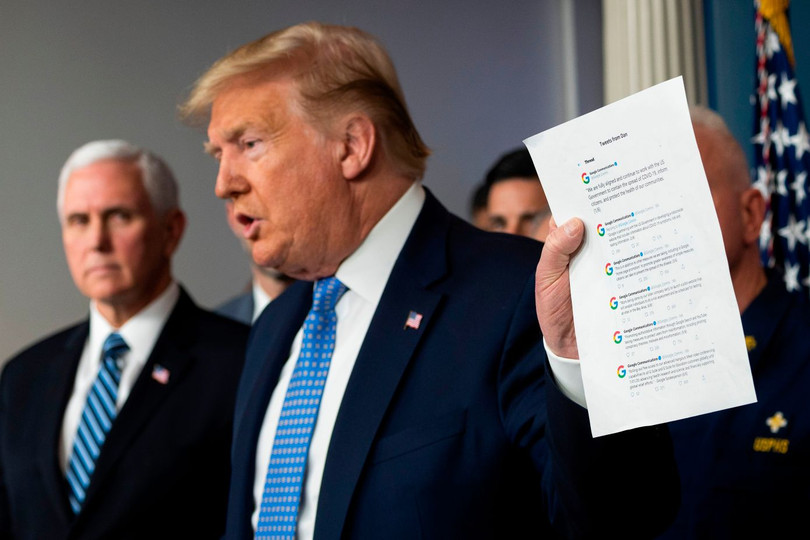 Tổng thống Donal Trump (Ảnh: techcrunch)