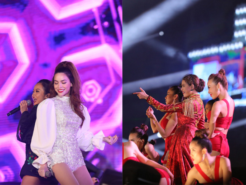 Hà Hồ, Suboi, Hoàng Thùy Linh với những màn trình diễn sexy mãn nhãn