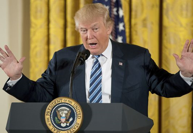 Tổng thống Mỹ Donald Trump.