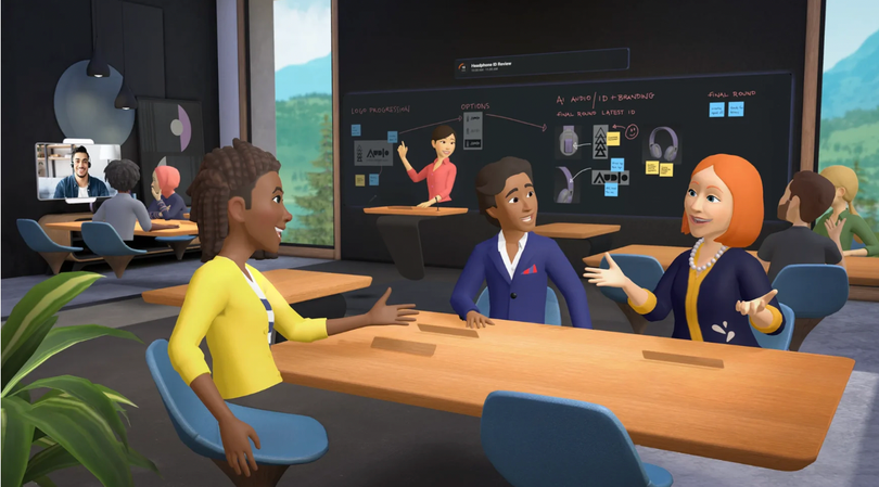 Metaverse của Meta bị chê có đồ hoạ quá tệ (Ảnh Engadget)