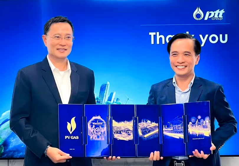 Lãnh đạo PV GAS và PTT thể hiện quyết tâm tăng cường hợp tác trong thời gian tới