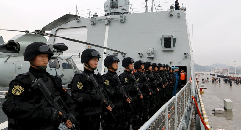 Binh sỹ hải quân PLA.