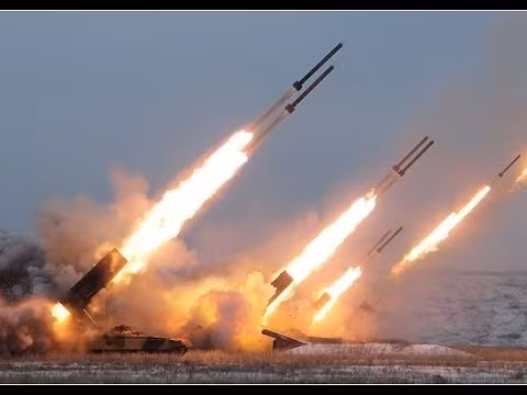 Sức mạnh pháo binh Nga.